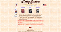 Desktop Screenshot of mosbyguitars.com